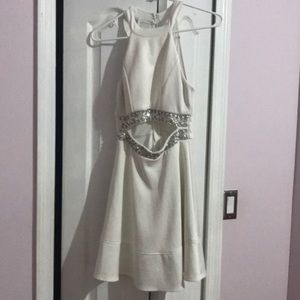 White prom dress